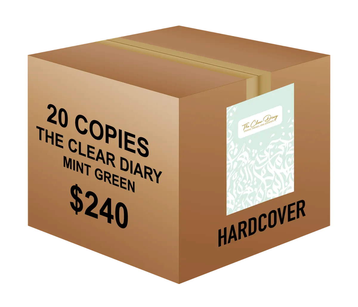 The Clear Diary - Green, 20 Copies Bulk