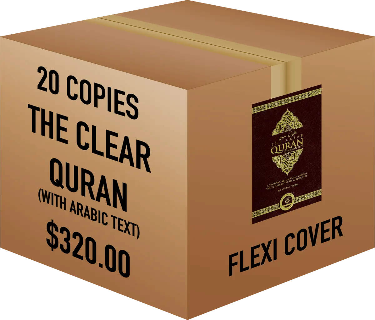 The Clear Quran® Series – With Arabic Text - Parallel Edition | Flexi Cover (light weight flexible cover), 20 Copies Bulk