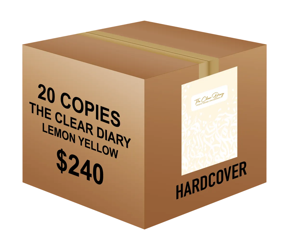 The Clear Diary - Yellow, 20 Copies Bulk