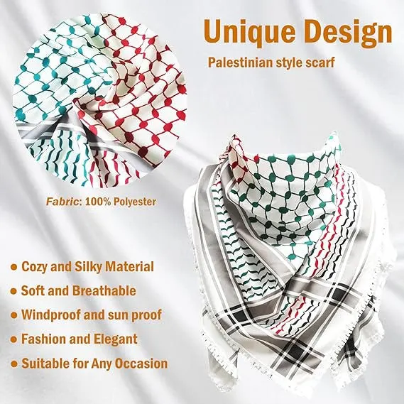 Palestine Scarf Keffiyeh - Black & White