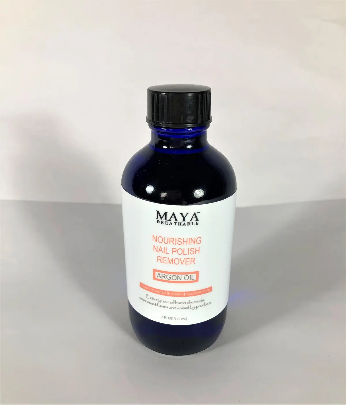 Natural Nail Polish Remover Argan Oil 6 Fl Oz