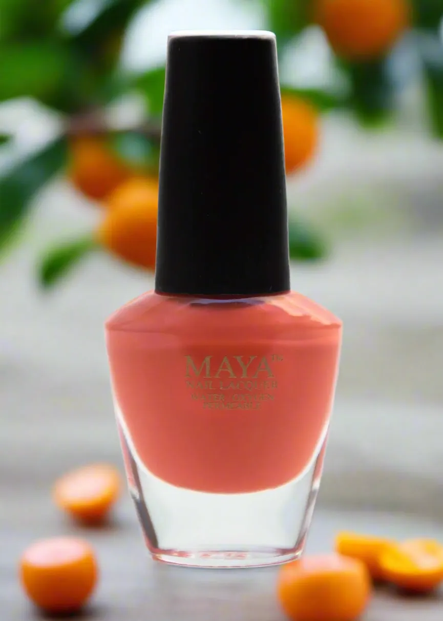 Halal Nail Polish Orange Zest