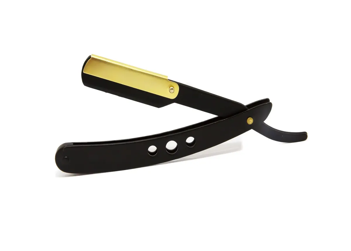 18k Straight Edge Razor Classic