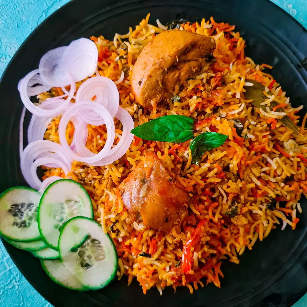 Chicken Biryani (Karahi) - ( Servings 3-4 )